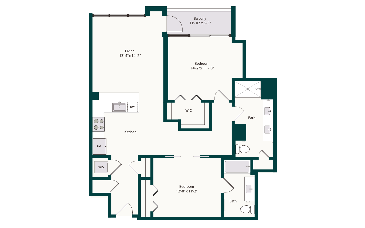 Floor plan layout diagram for B1